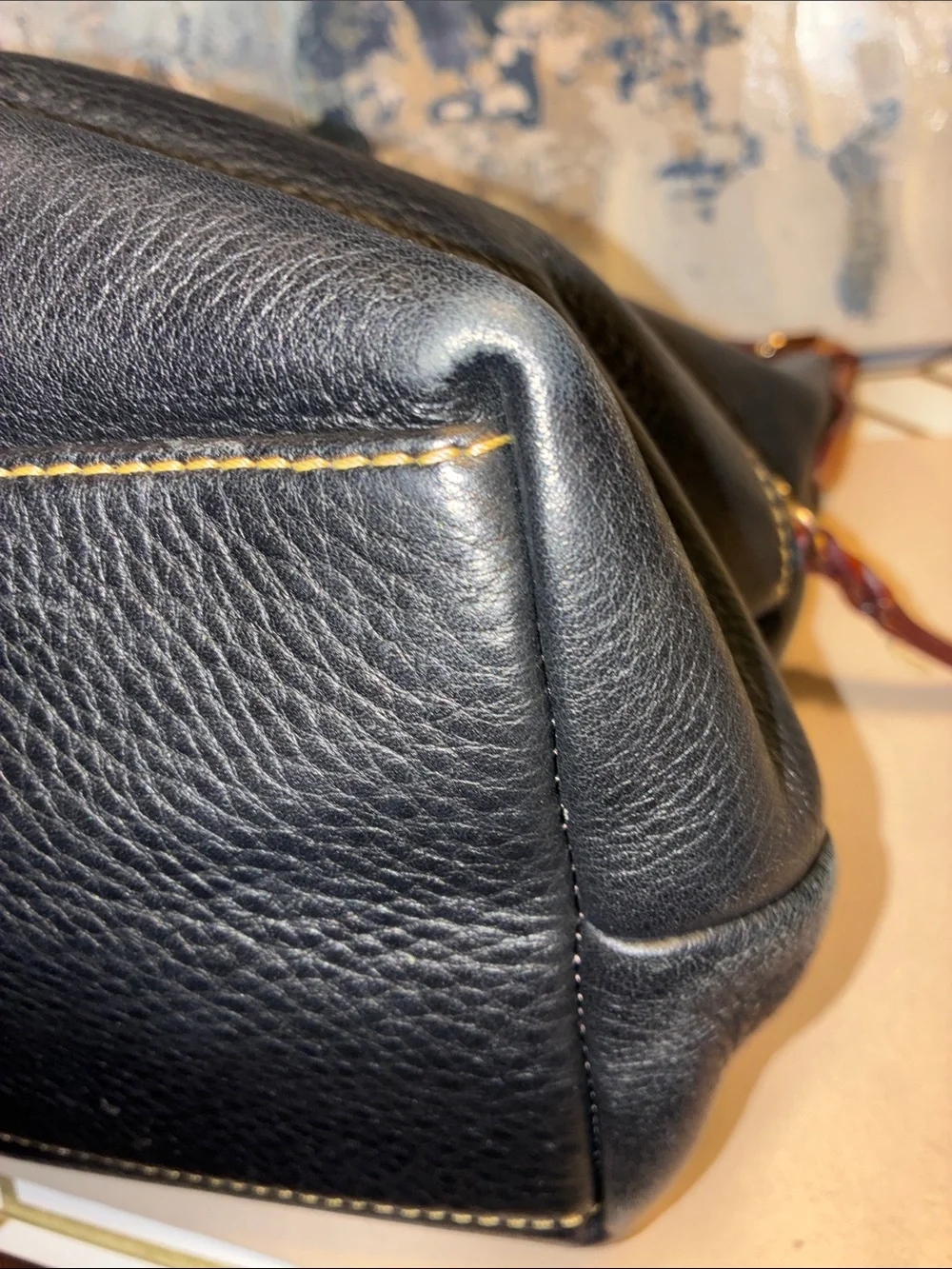 Genuine Vintage Dooney & Bourke Dillen HOBO XL Black Leather